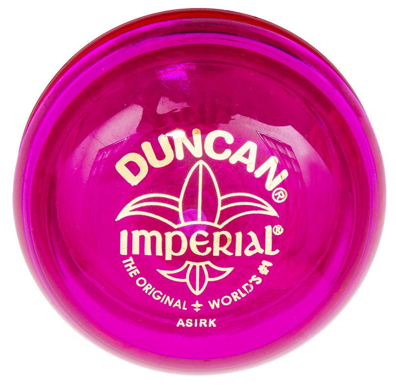 Duncan Toys Imperial Yo-Yo, Beginner Yo-Yo with String, Steel Axle and Plastic Body, Fuschia - Image 1